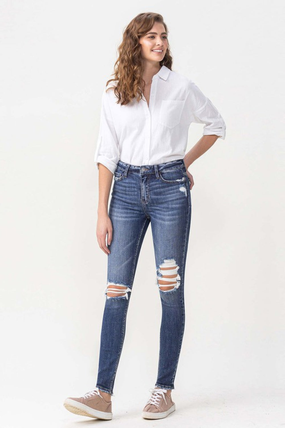 Lovervet Hayden Full Size High Rise Skinny - nailedmoms