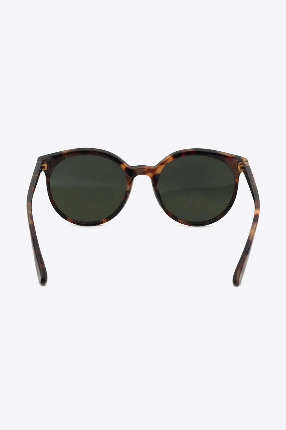 Tortoiseshell Round Polycarbonate Sunglasses - nailedmoms