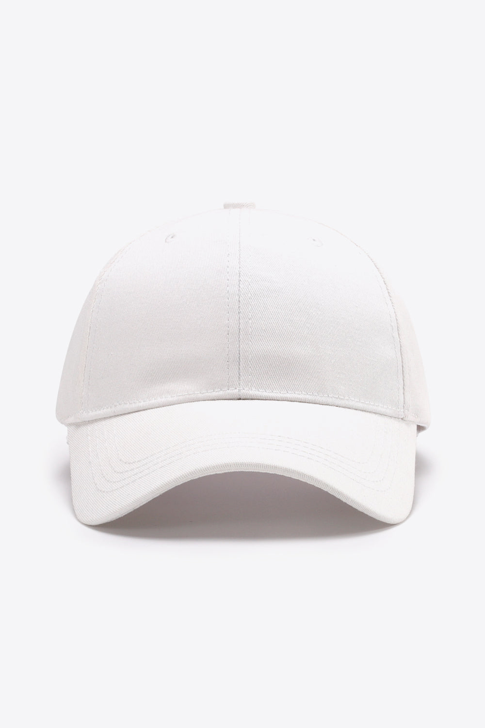Plain Adjustable Cotton Baseball Cap - nailedmoms