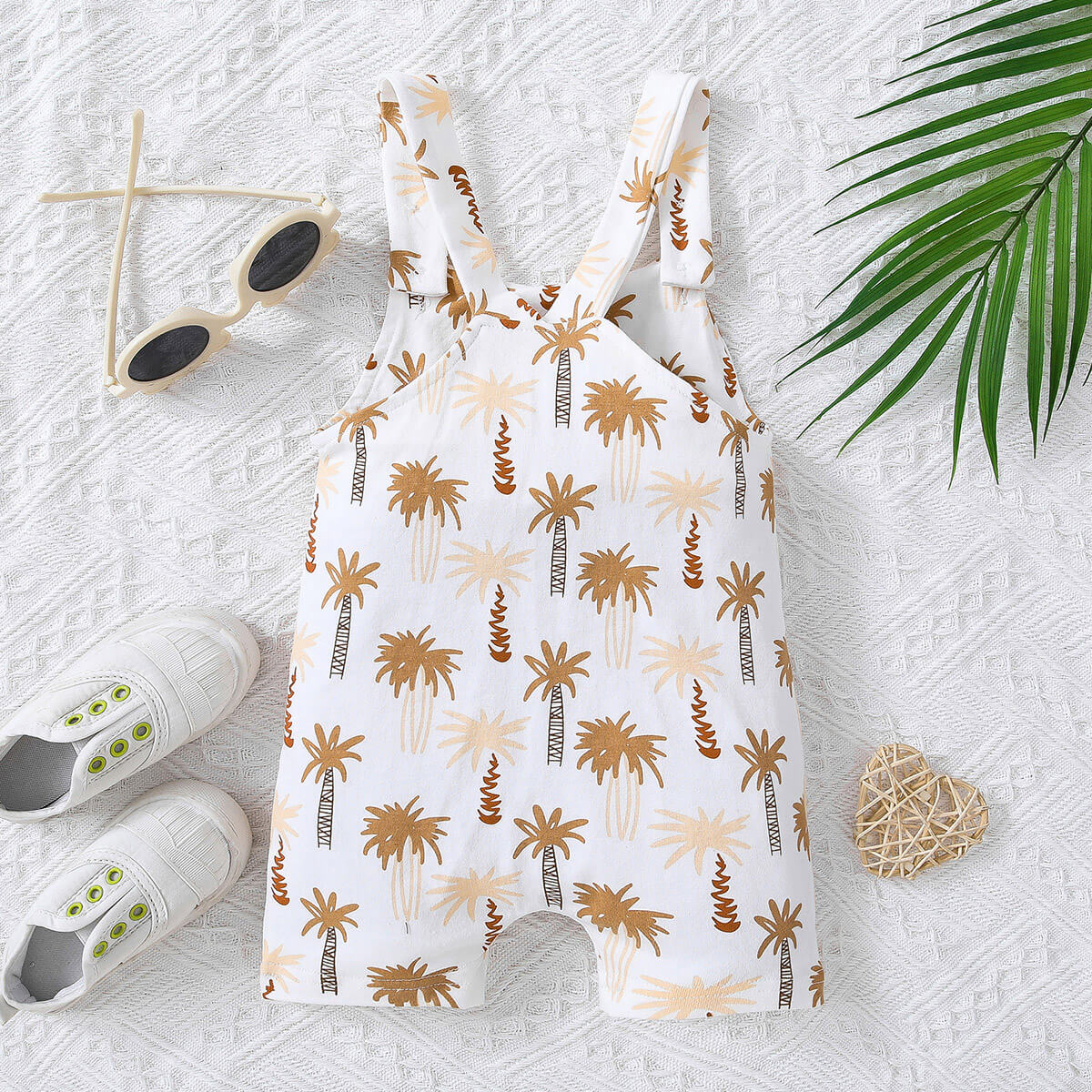 Kids Botanical Print Overalls - nailedmoms