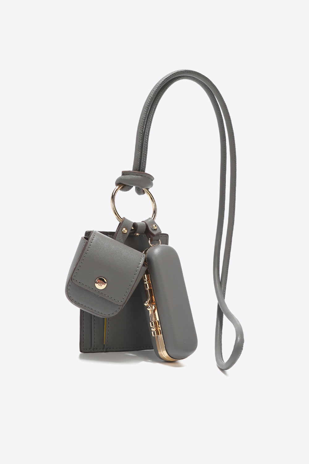 Nicole Lee USA Vegan Leather 3-Piece Lanyard Set - nailedmoms
