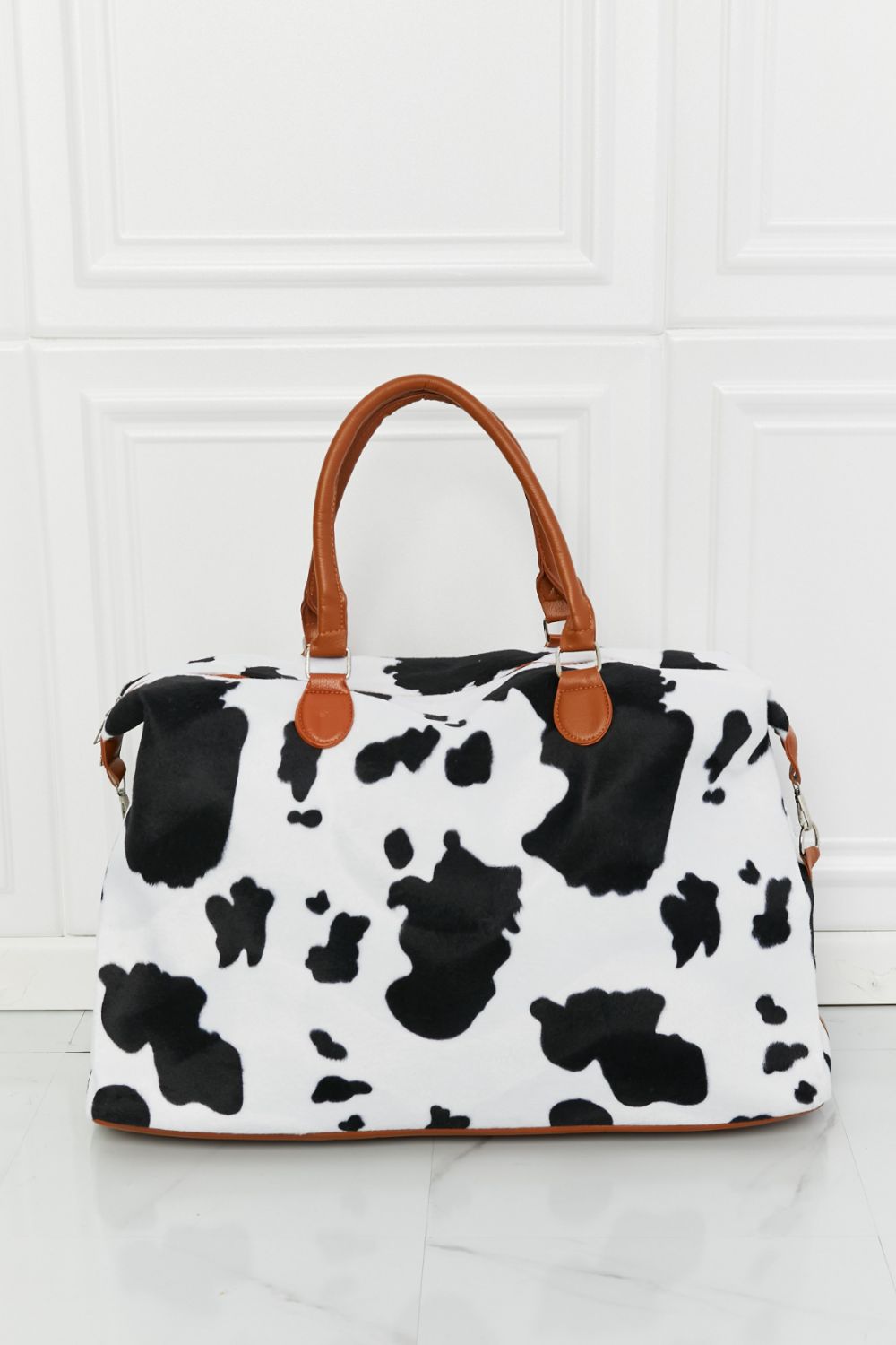 Animal Print Plush Weekender Bag - nailedmoms