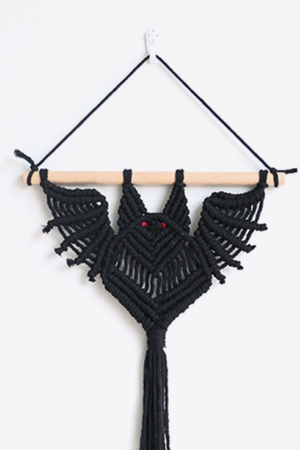 19.7" Bat Macrame Wall Plant Hanger - nailedmoms