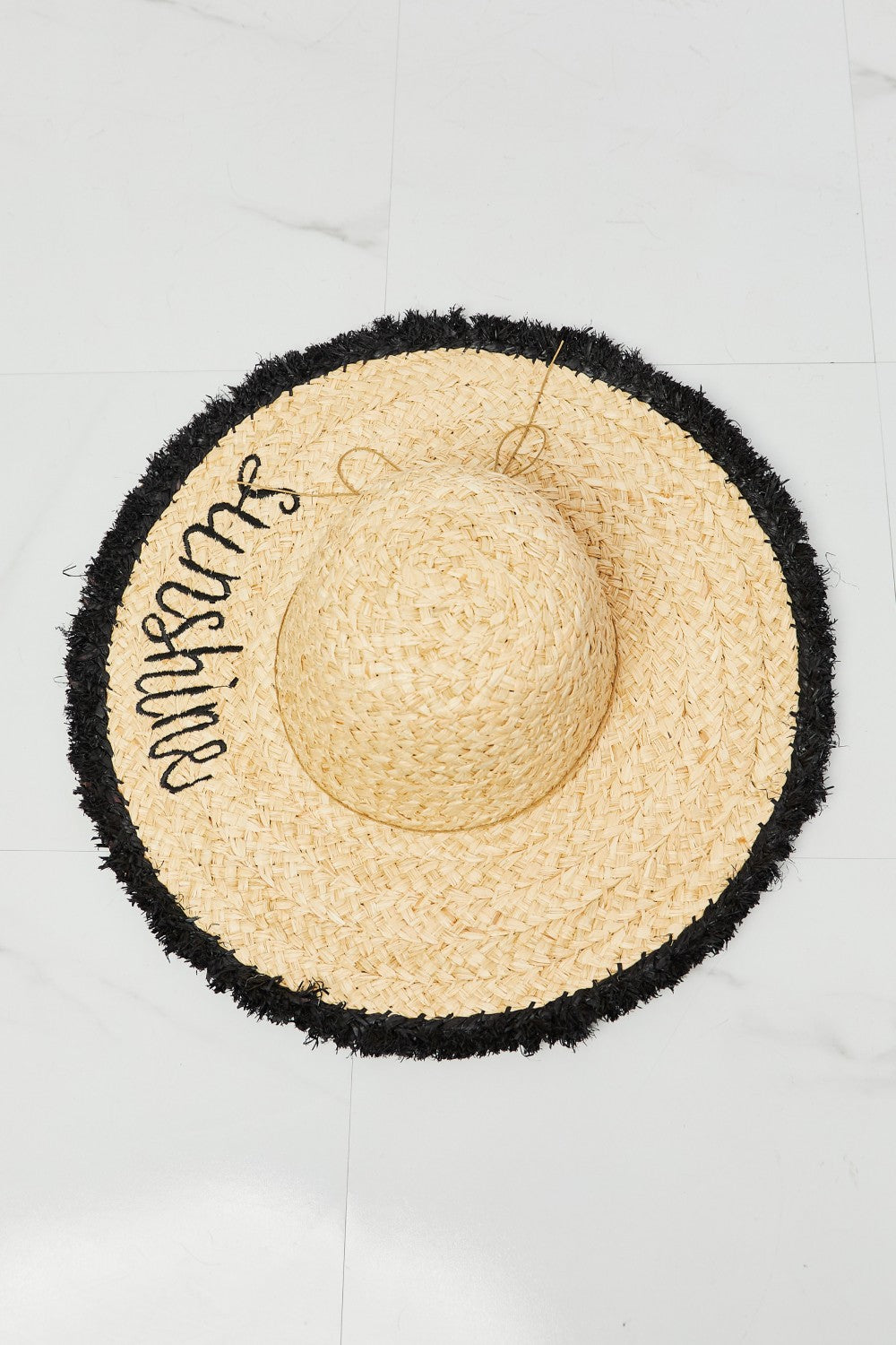 Fame Sunshine Straw Fringe Hat - nailedmoms