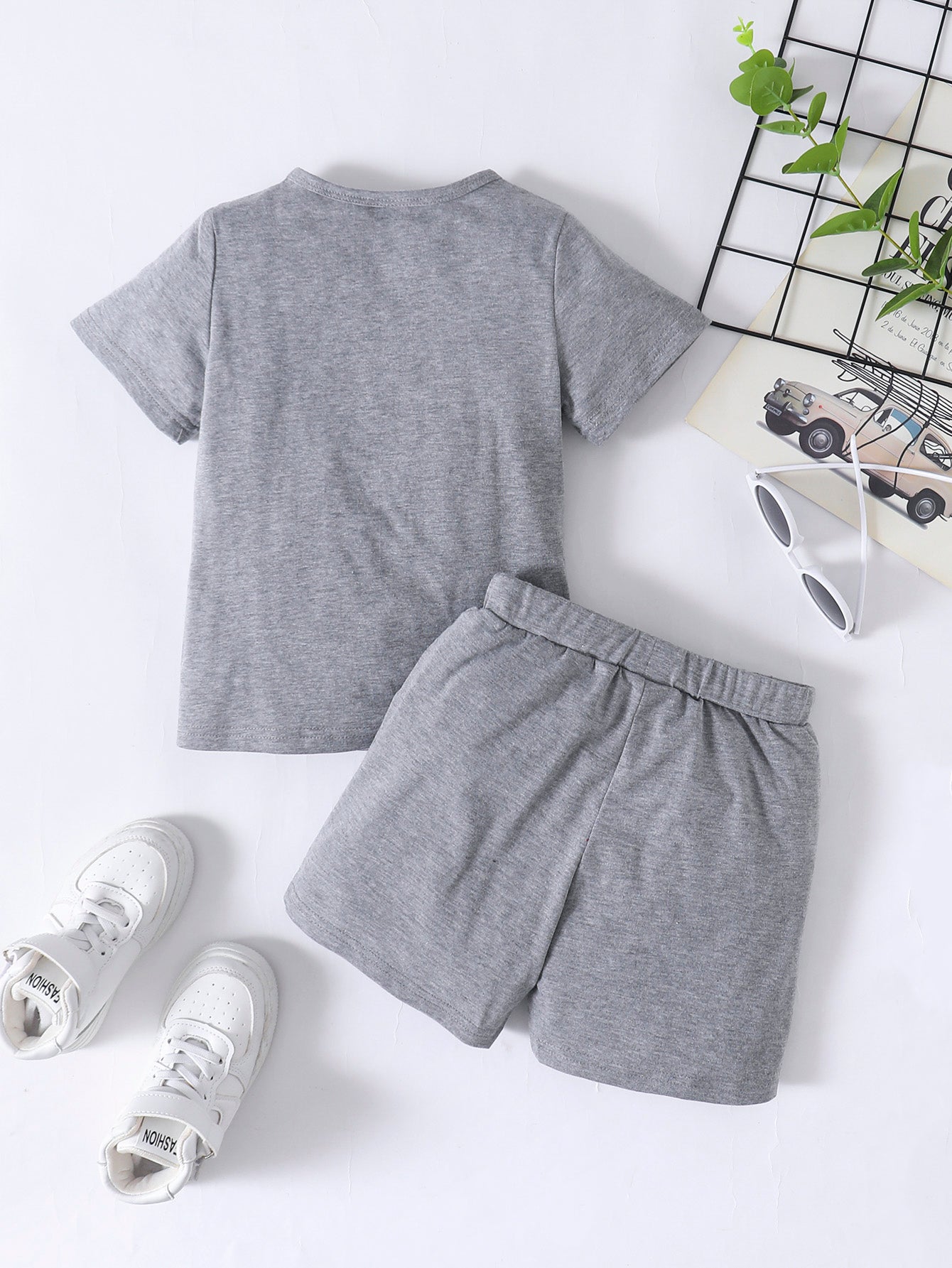 Boys CHAMPIONSHIPS Graphic Tee and Shorts Set - nailedmoms