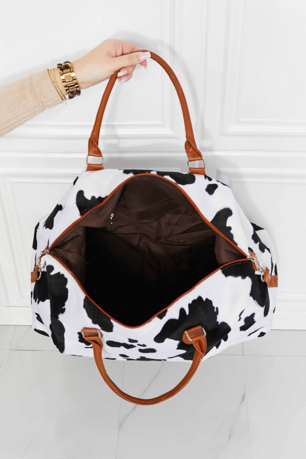 Animal Print Plush Weekender Bag - nailedmoms