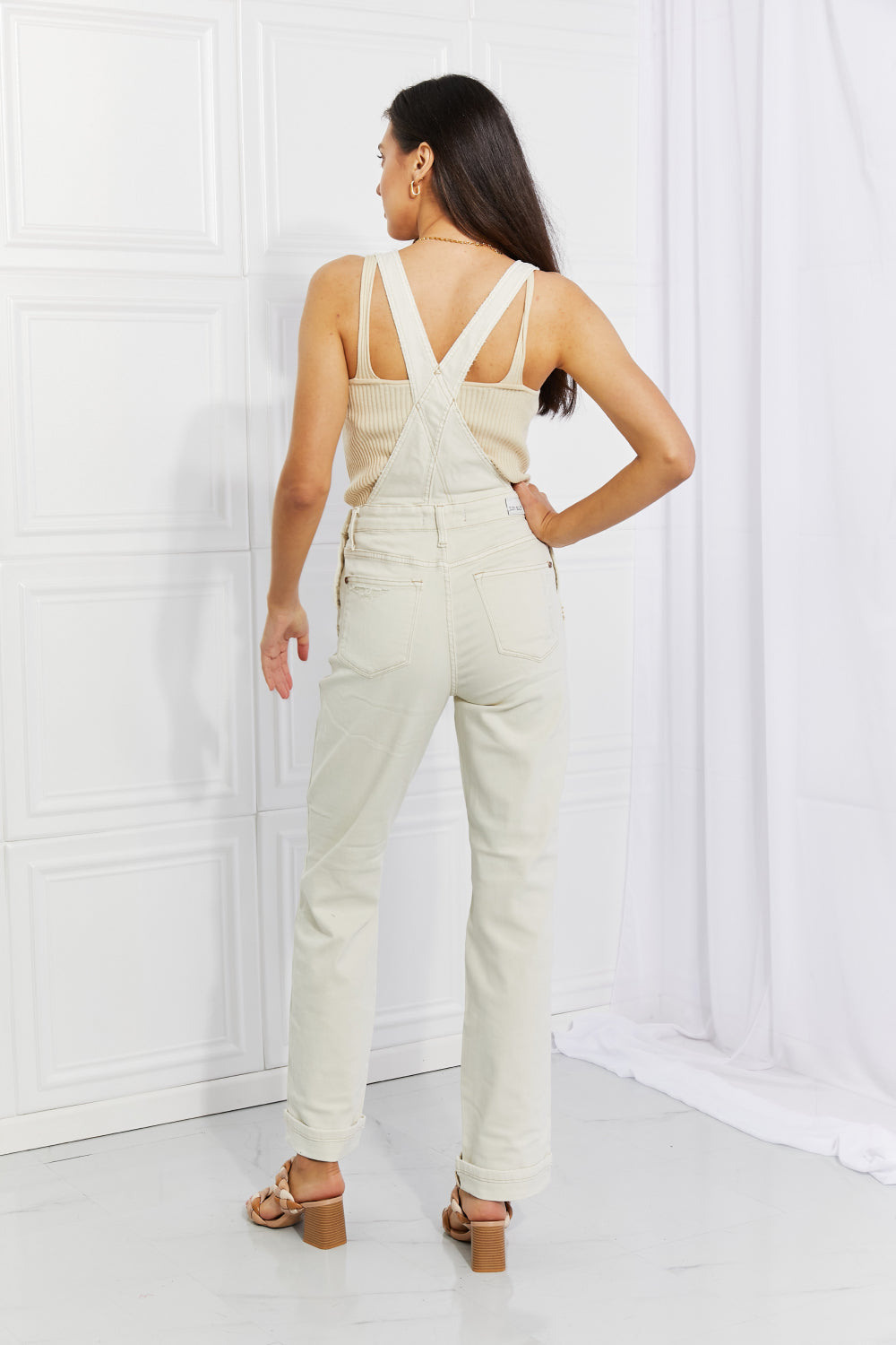Judy Blue Full Size Taylor High Waist Overalls - nailedmoms