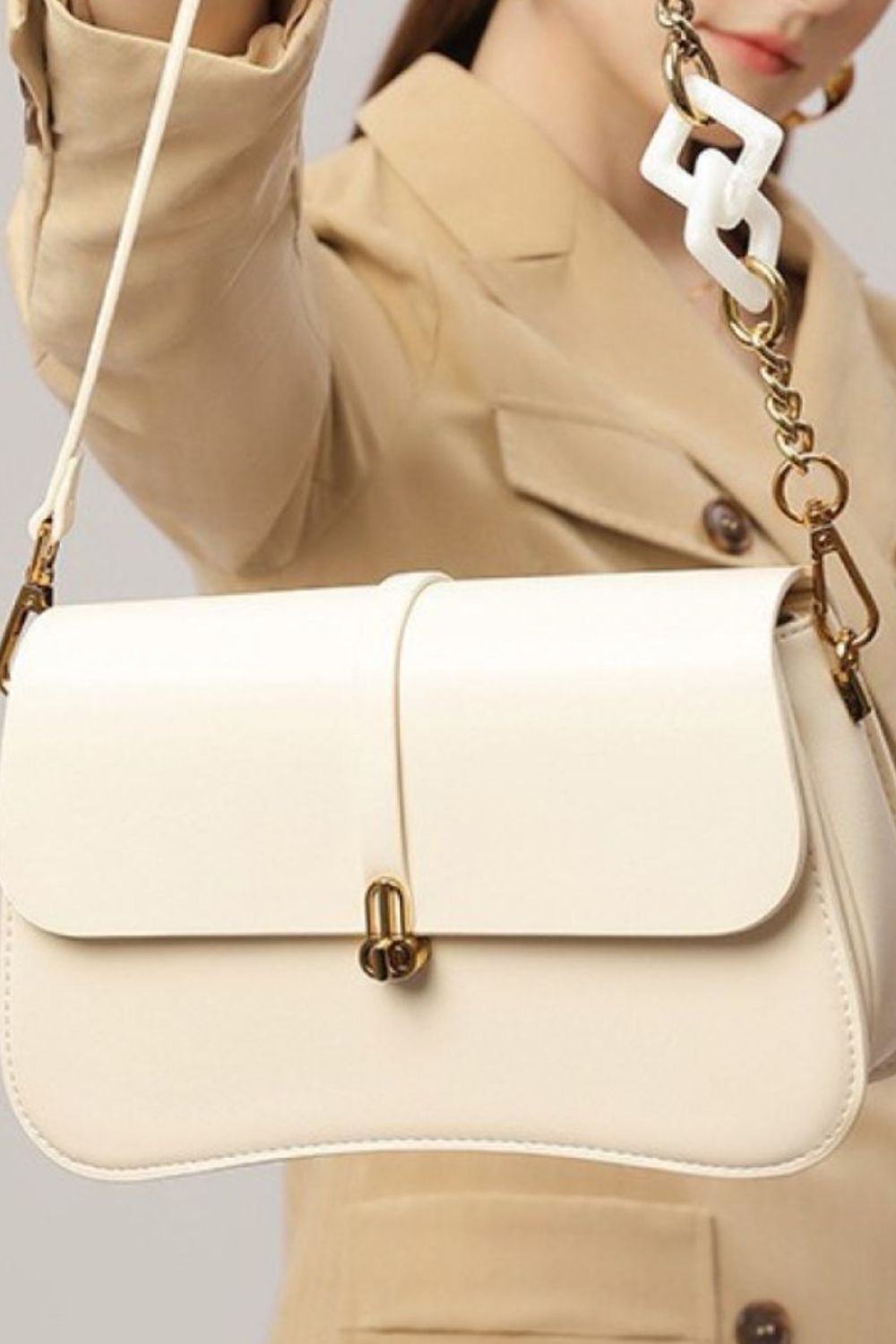 PU Leather Shoulder Bag - nailedmoms