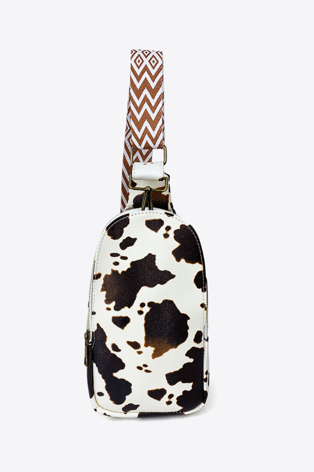 Printed PU Leather Sling Bag - nailedmoms