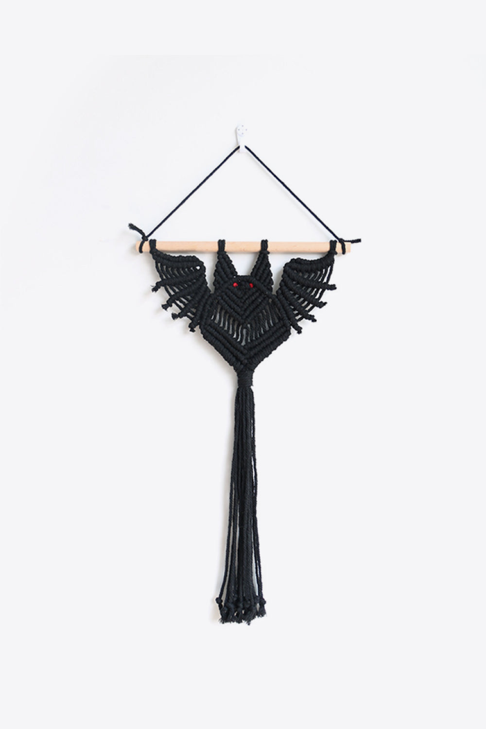 19.7" Bat Macrame Wall Plant Hanger - nailedmoms