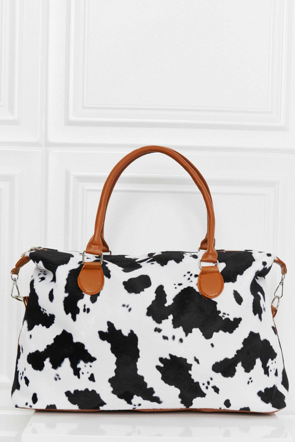 Animal Print Brushed Weekender Bag - nailedmoms