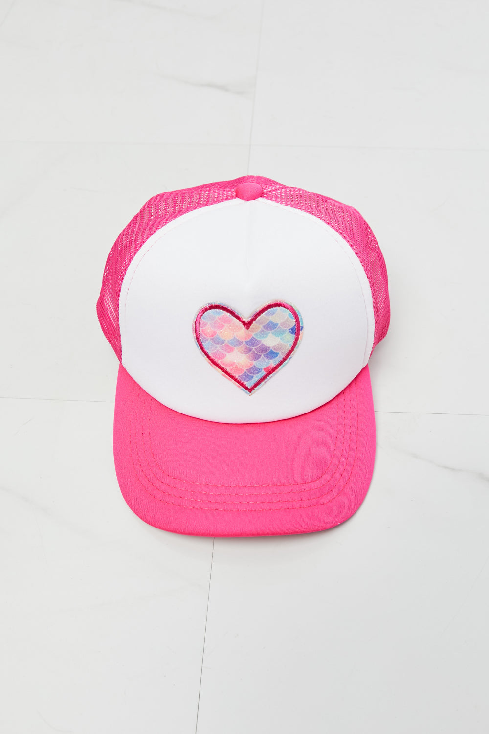 Fame Falling For You Trucker Hat in Pink - nailedmoms