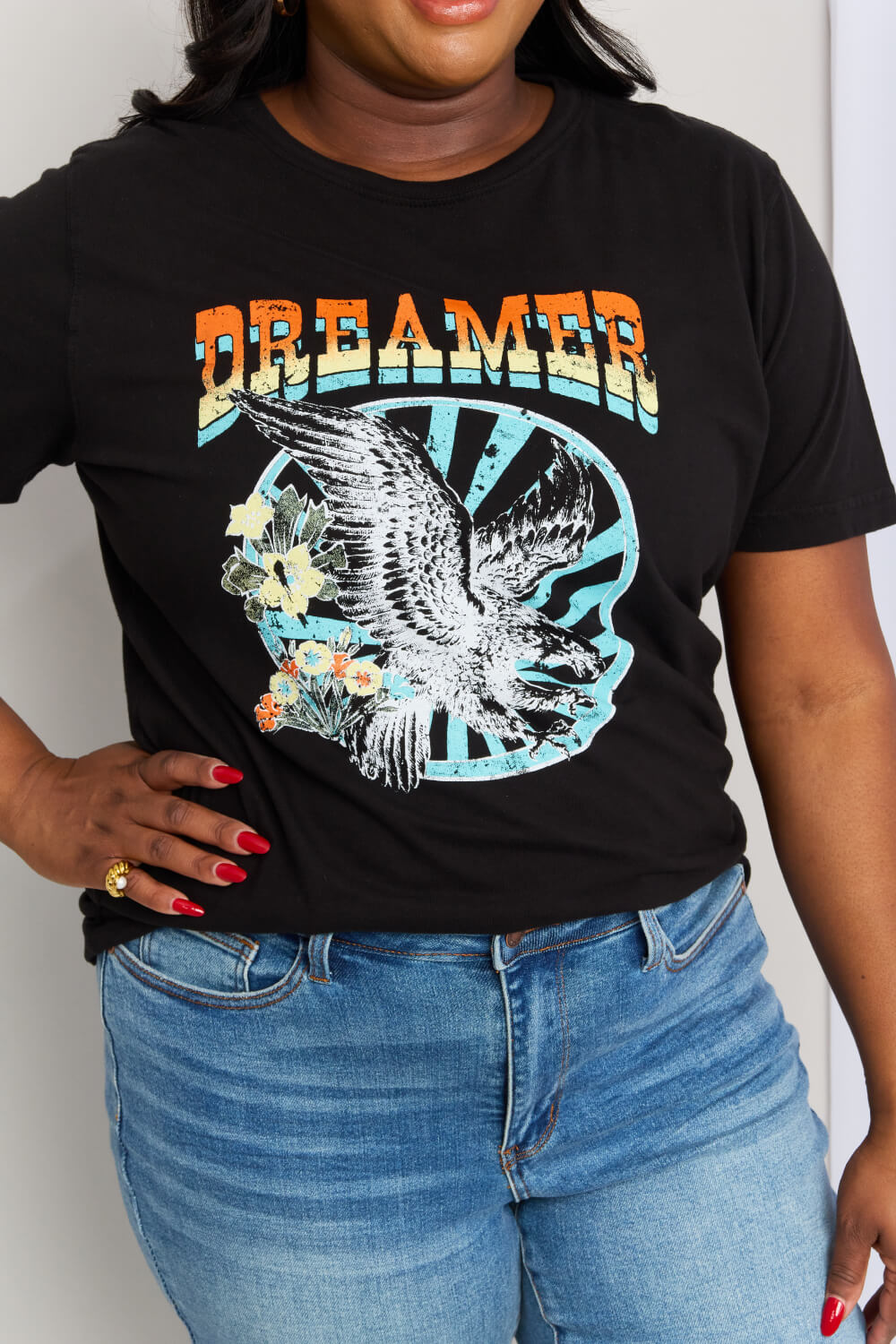 mineB Full Size DREAMER Graphic T-Shirt - nailedmoms