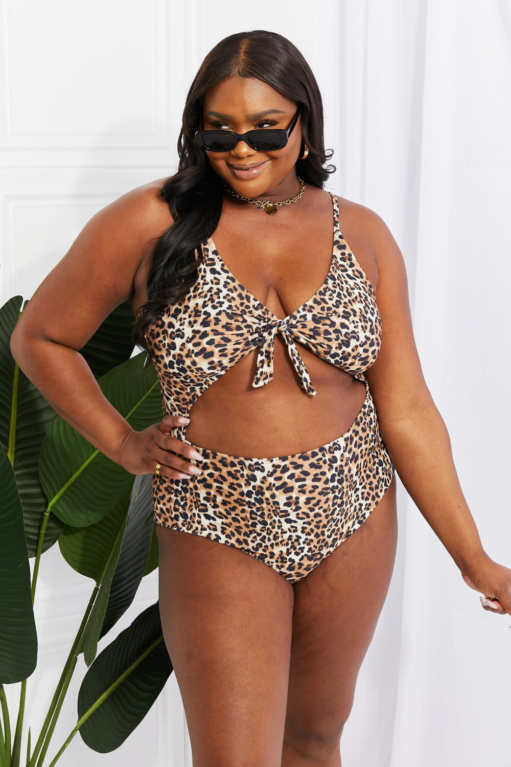 Marina West Swim Lost At Sea Cutout One-Piece Swimsuit - nailedmoms