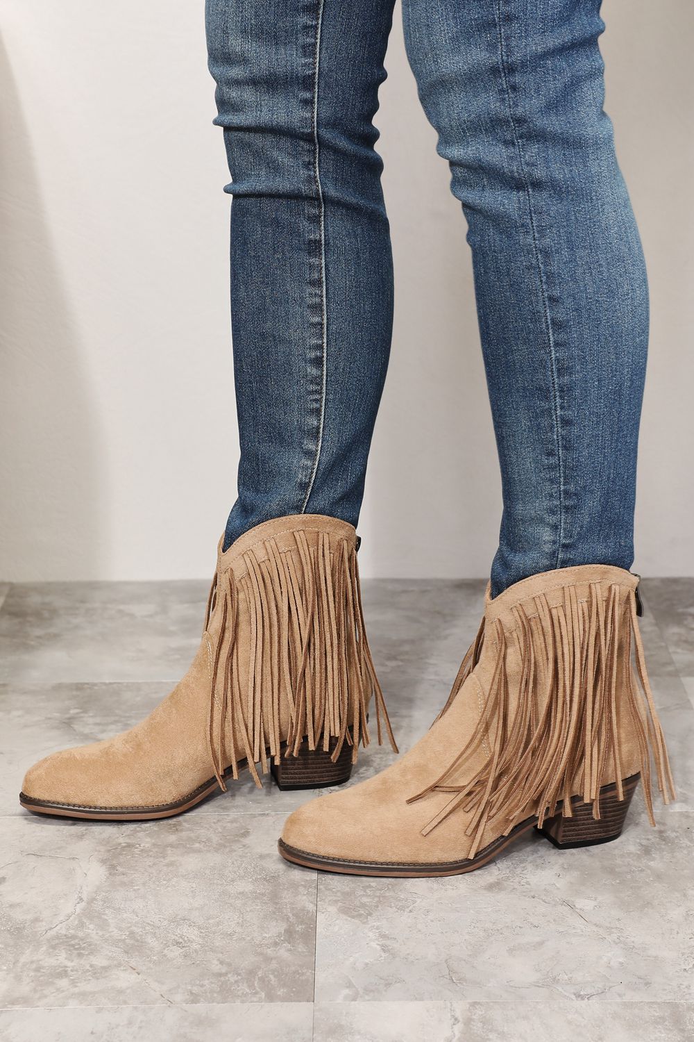 Legend Women's Fringe Cowboy Western Ankle Boots - nailedmoms