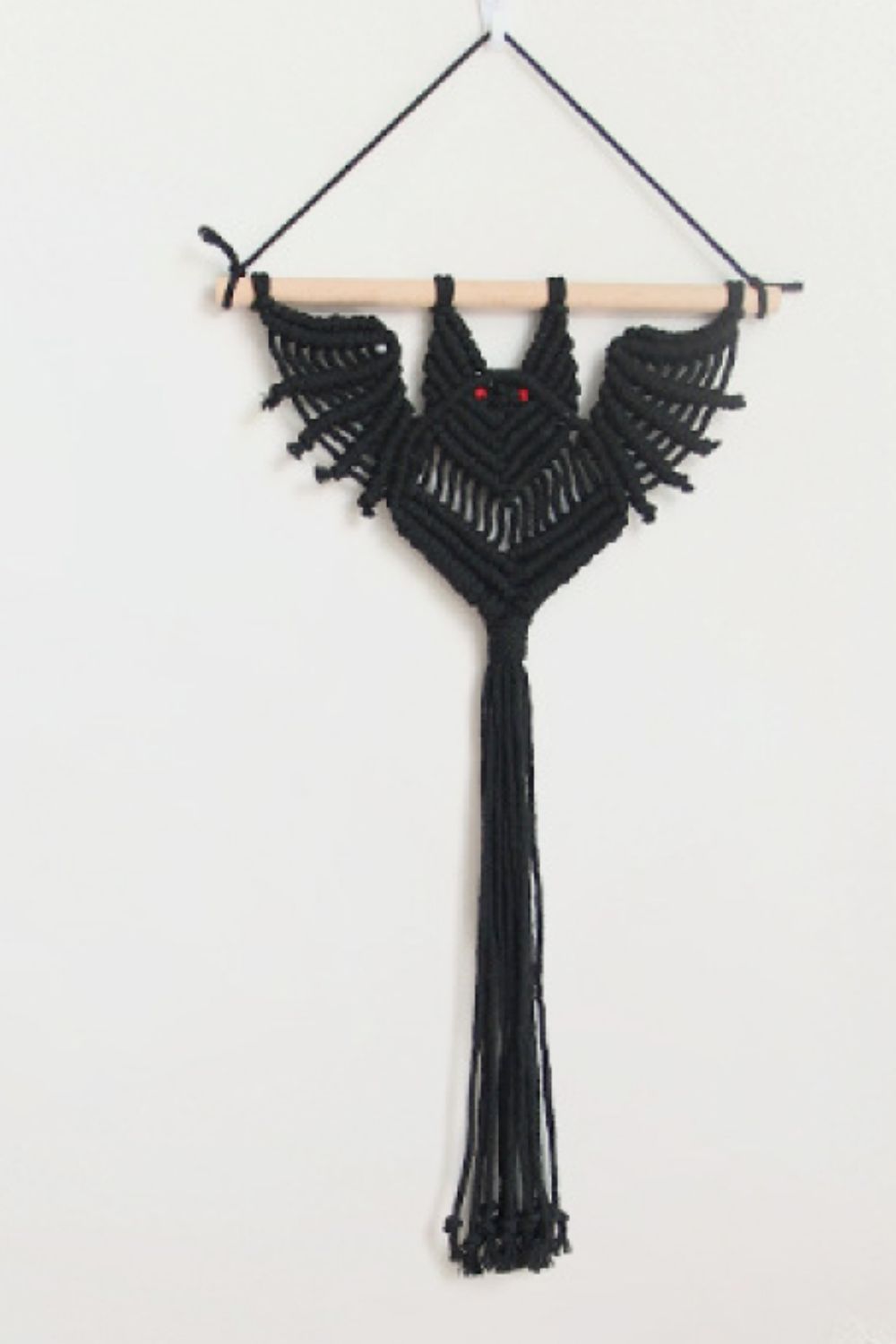 19.7" Bat Macrame Wall Plant Hanger - nailedmoms