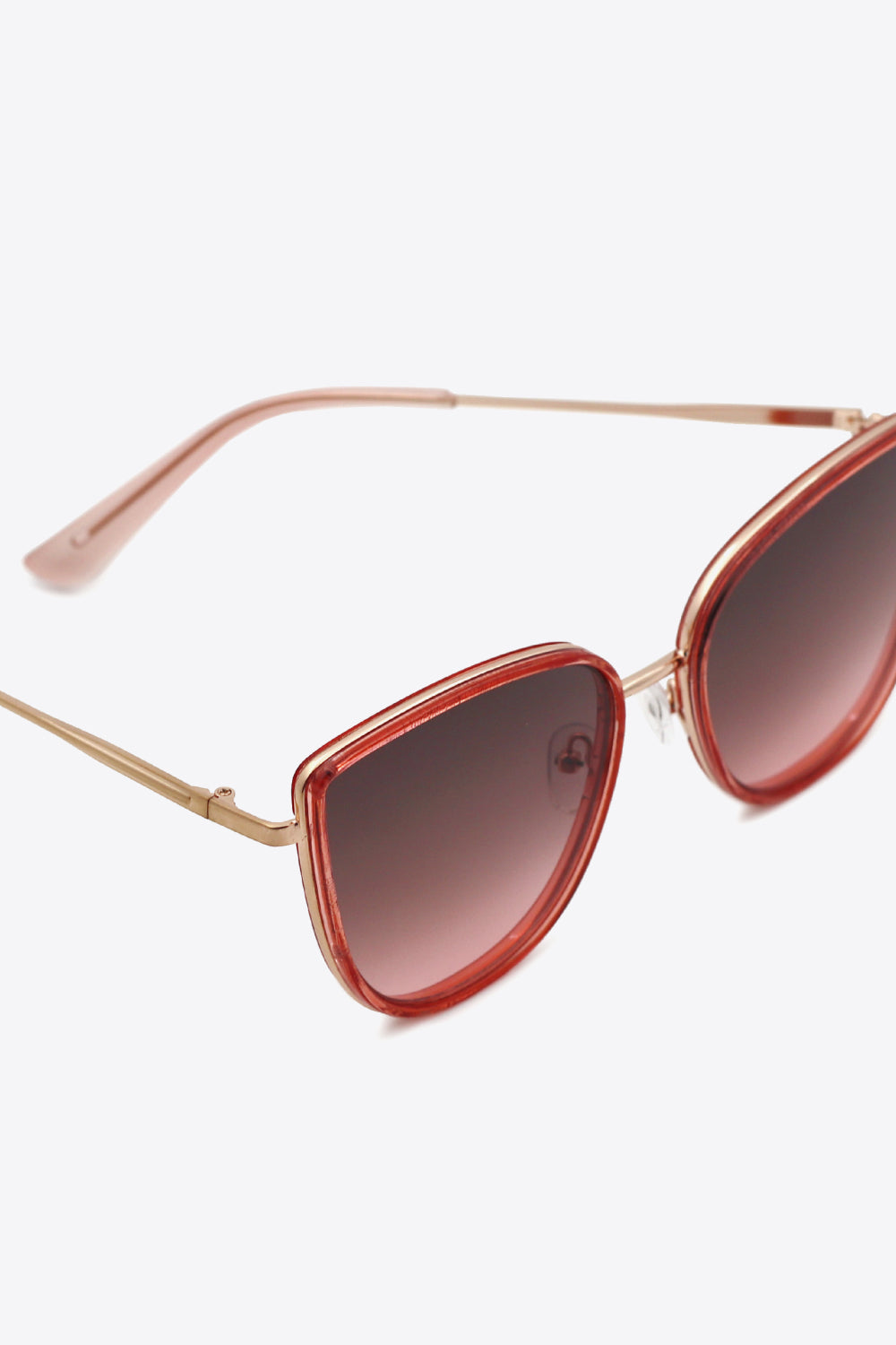 Full Rim Metal-Plastic Hybrid Frame Sunglasses - nailedmoms