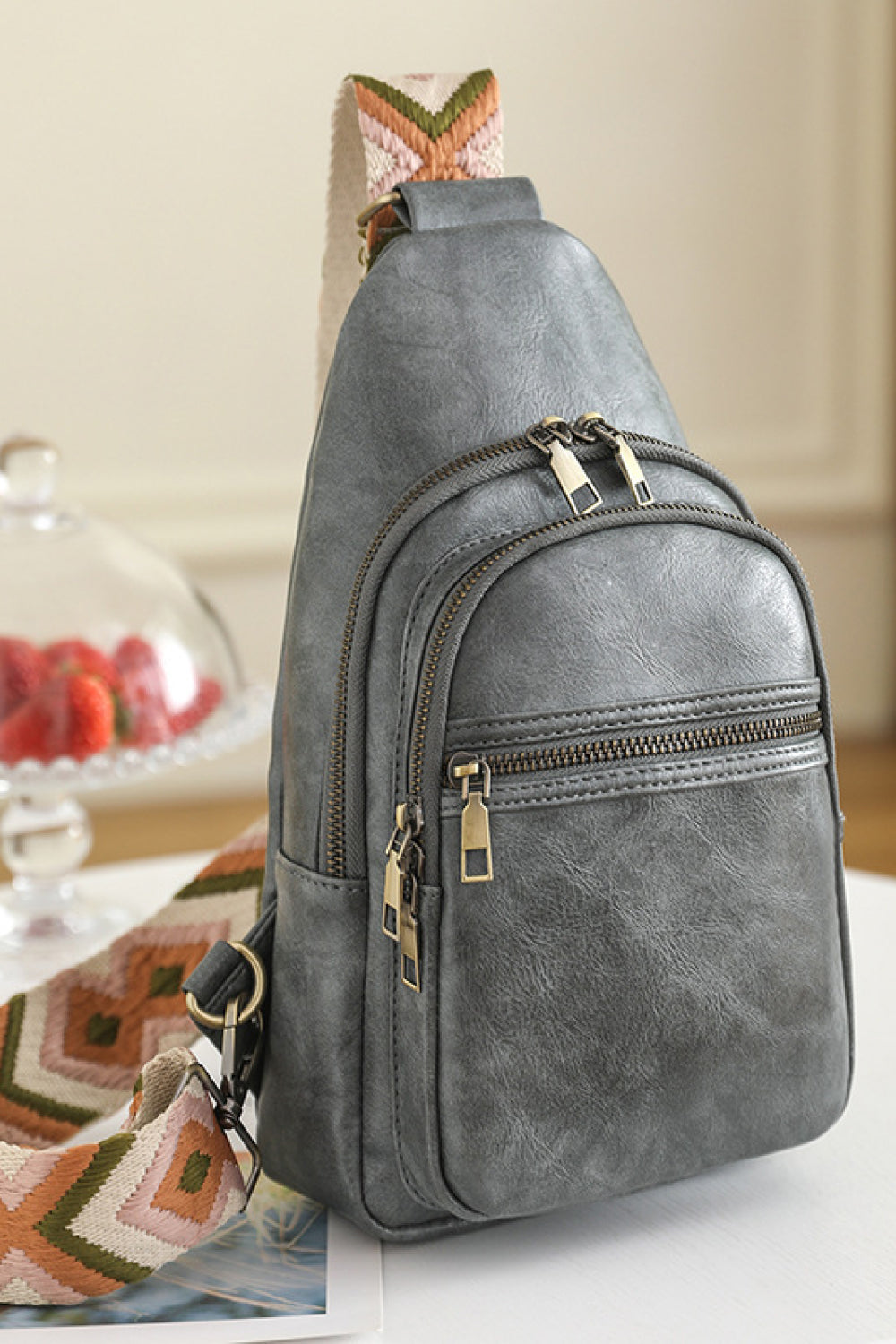 It's Your Time PU Leather Sling Bag - nailedmoms