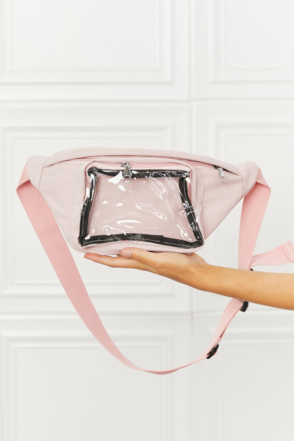 Fame Doing Me Waist Bag in Pink - nailedmoms