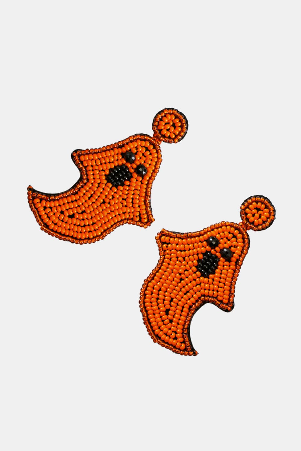 Ghost Shape Beaded Dangle Earrings - nailedmoms
