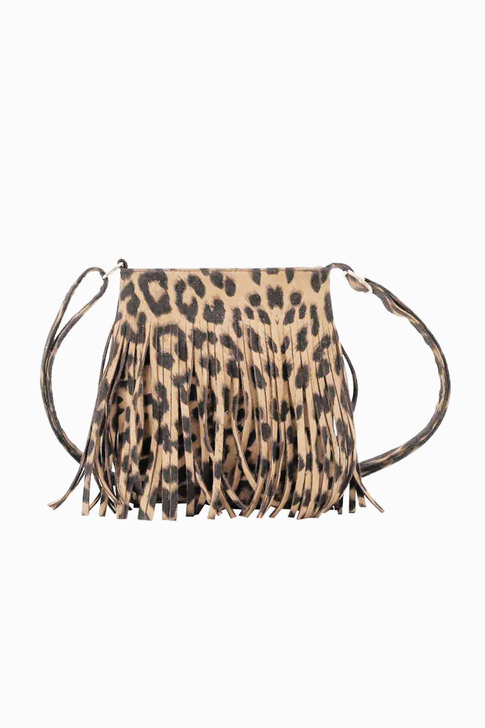 PU Leather Crossbody Bag with Fringe - nailedmoms