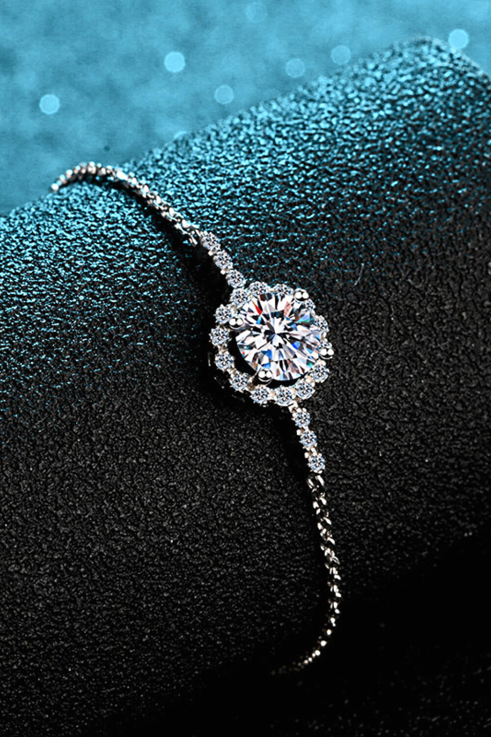 1 Carat Moissanite Chain Bracelet - nailedmoms