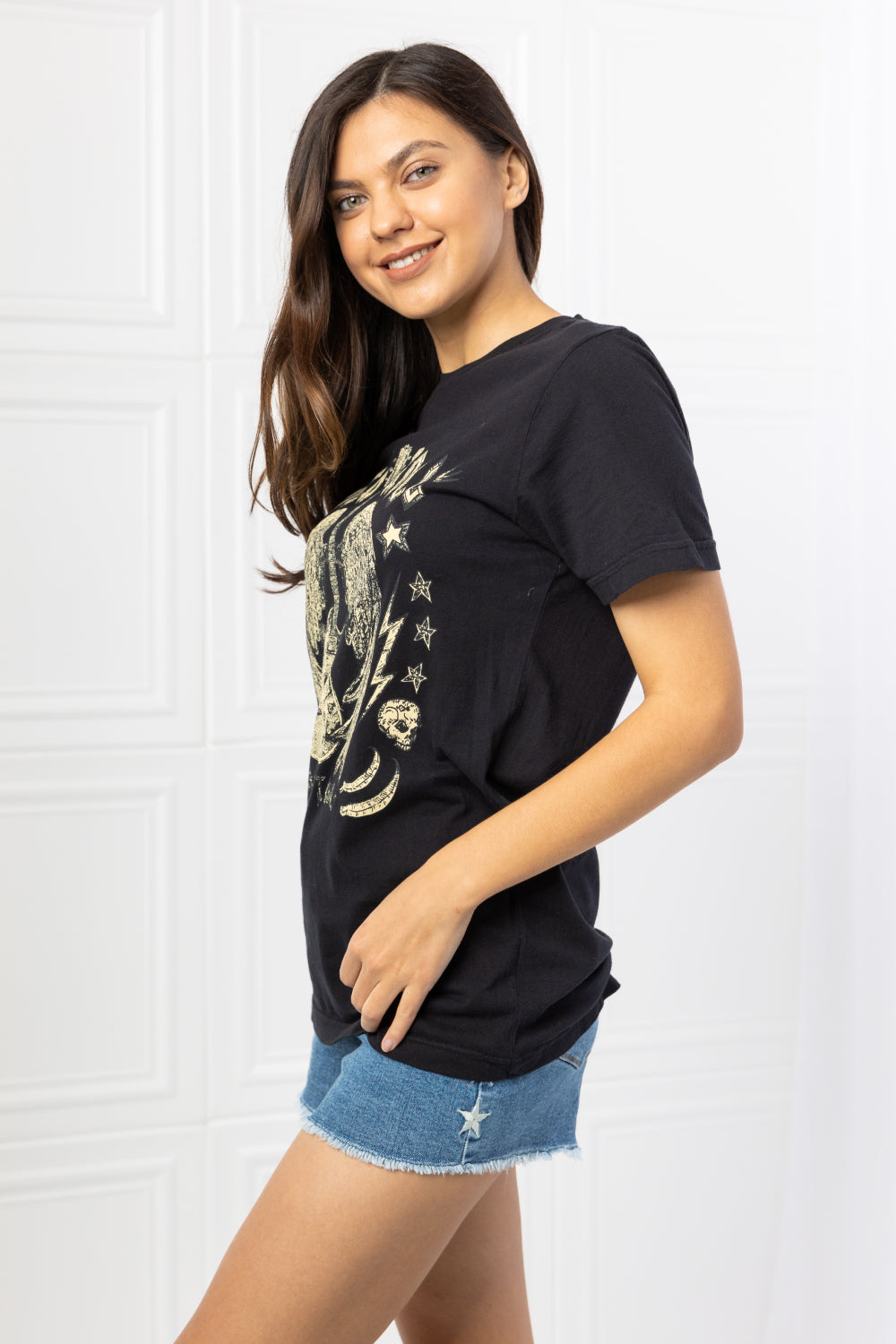 mineB Full Size Rock & Roll Graphic Tee - nailedmoms