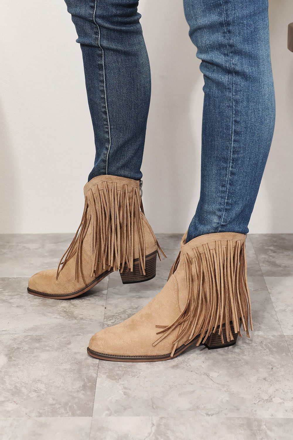 Legend Women's Fringe Cowboy Western Ankle Boots - nailedmoms
