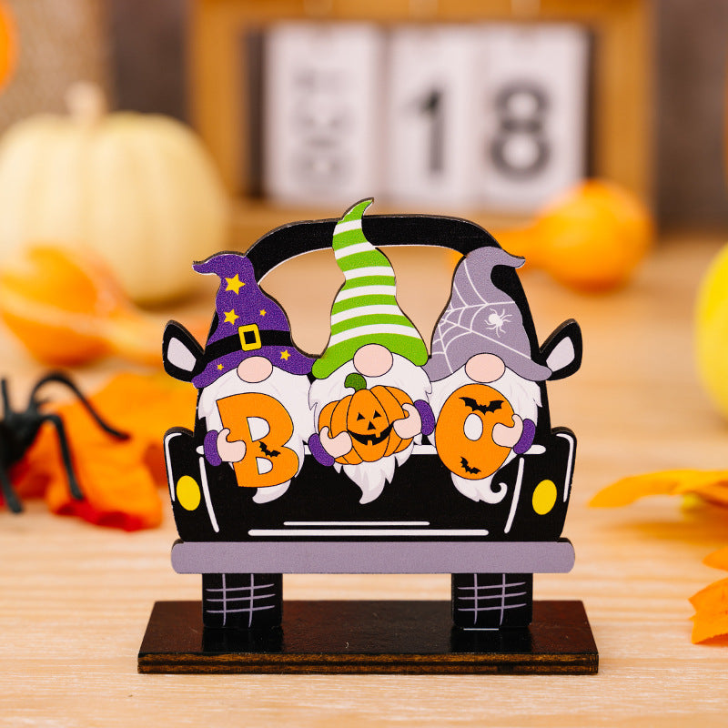 3-Piece Halloween Element Car-Shape Ornaments - nailedmoms