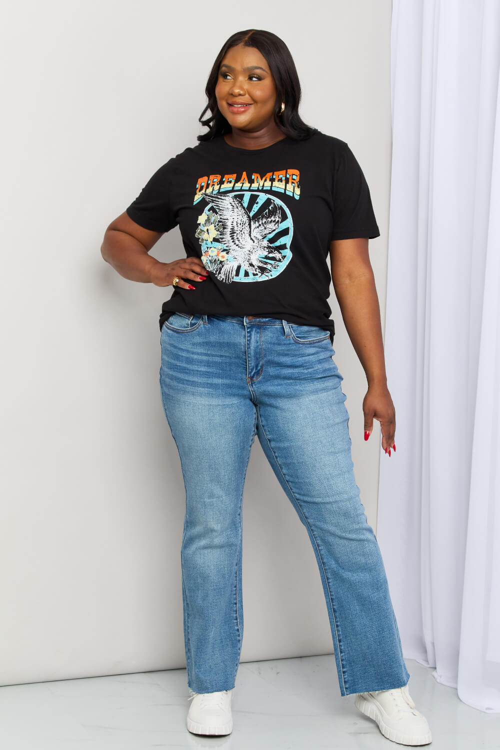 mineB Full Size DREAMER Graphic T-Shirt - nailedmoms