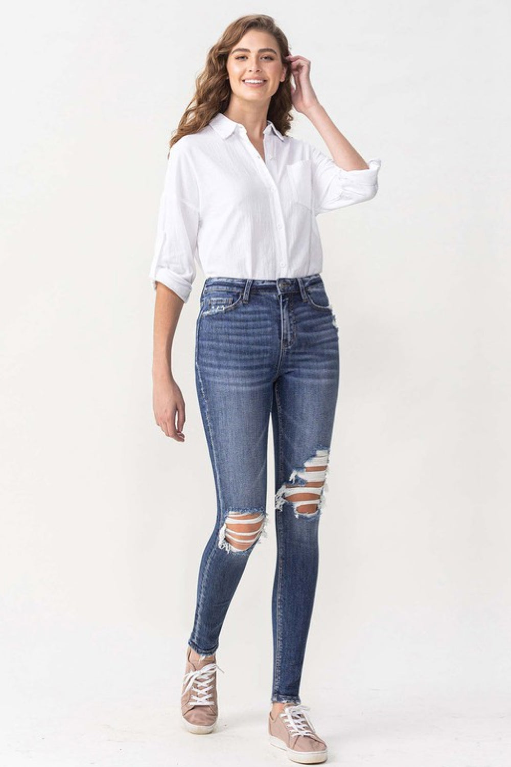 Lovervet Hayden Full Size High Rise Skinny - nailedmoms