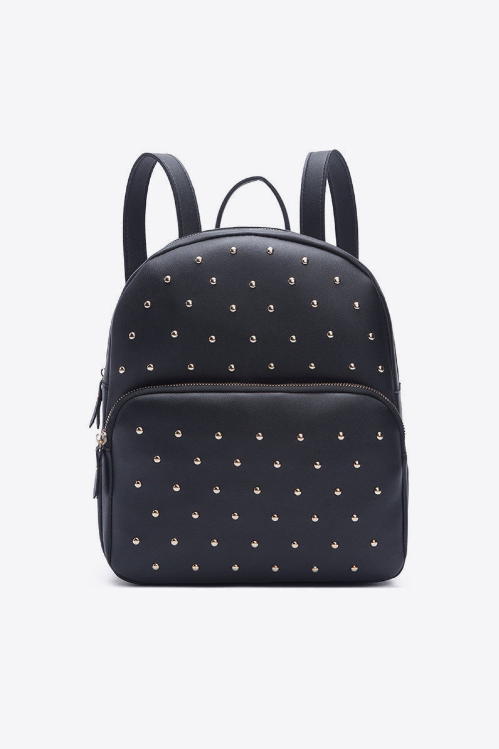 Studded PU Leather Backpack - nailedmoms