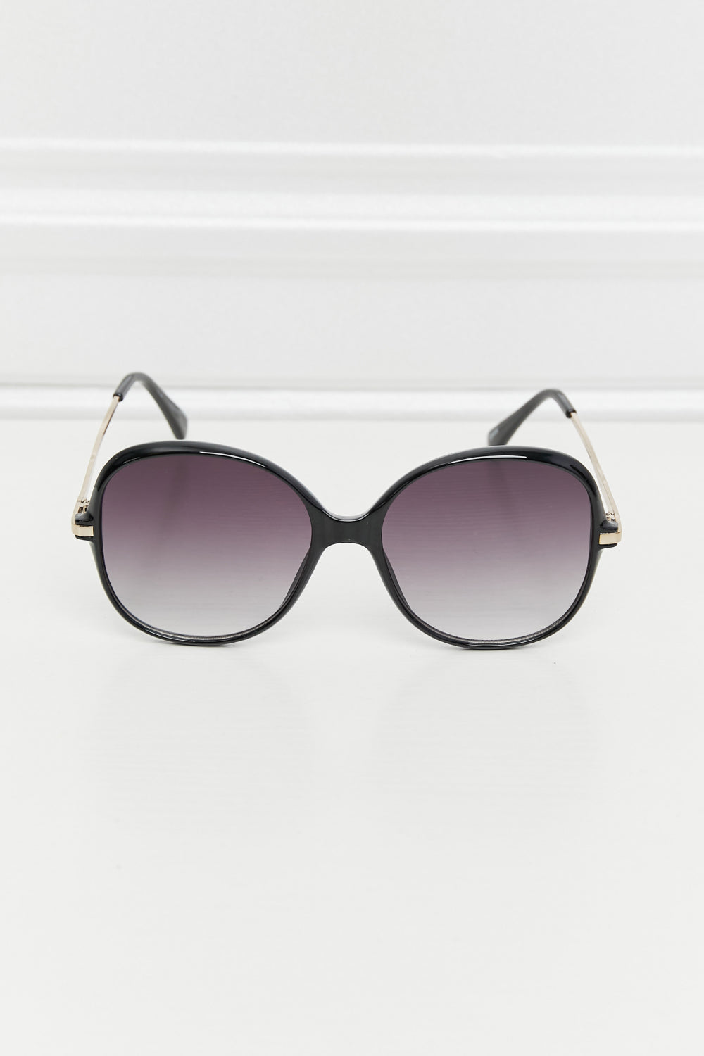 Metal-Plastic Hybrid Full Rim Sunglasses - nailedmoms