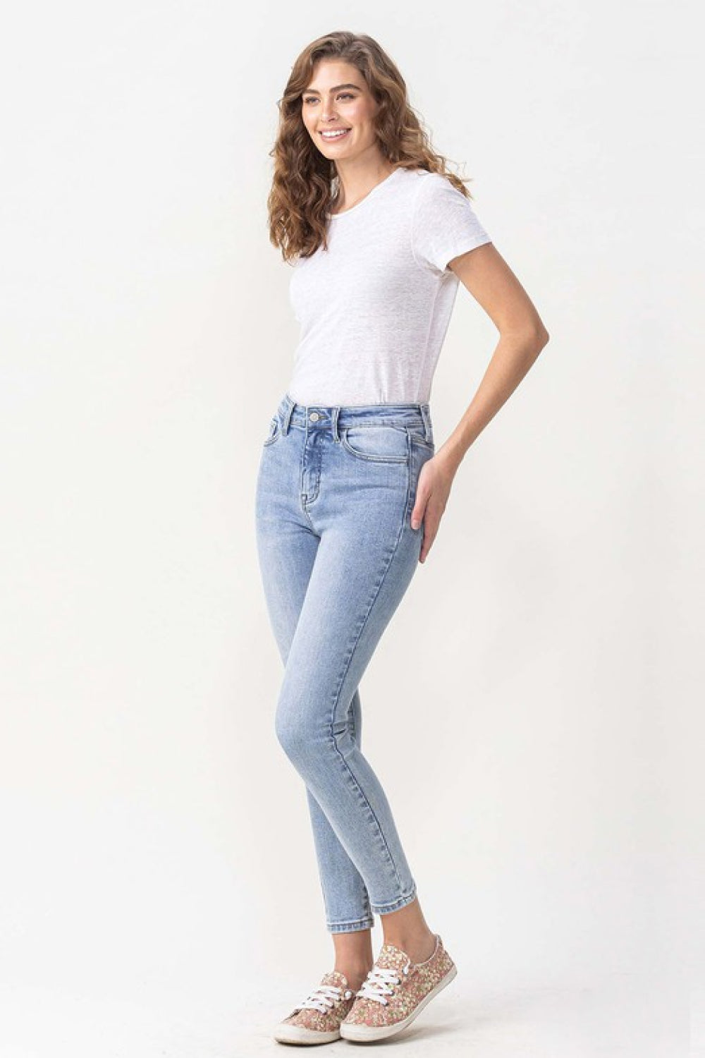 Lovervet Full Size Talia High Rise Crop Skinny Jeans - nailedmoms