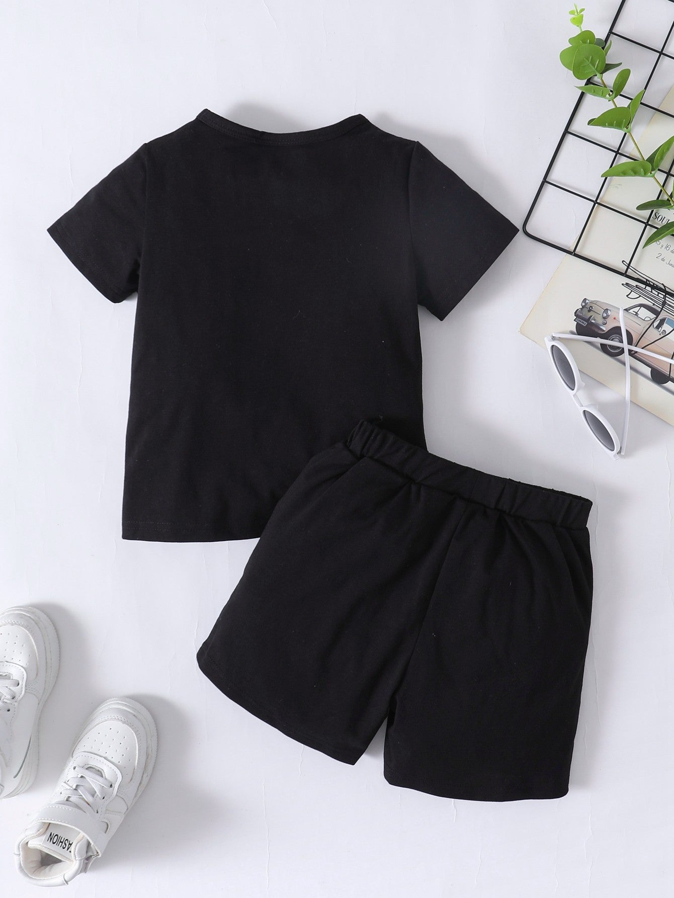 Boys CHAMPIONSHIPS Graphic Tee and Shorts Set - nailedmoms
