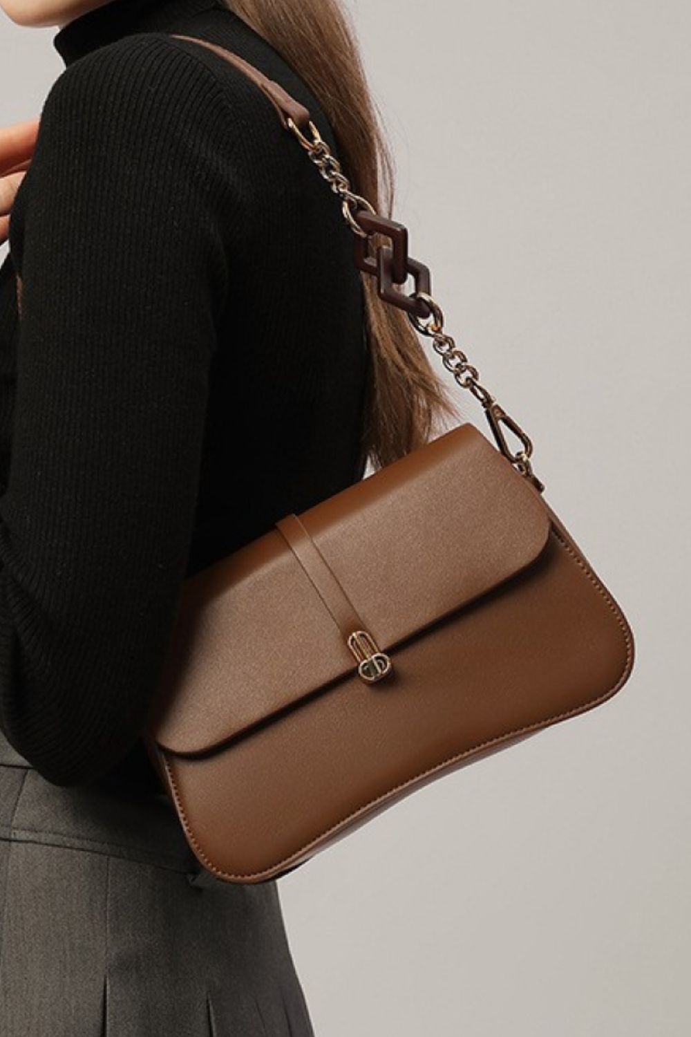 PU Leather Shoulder Bag - nailedmoms