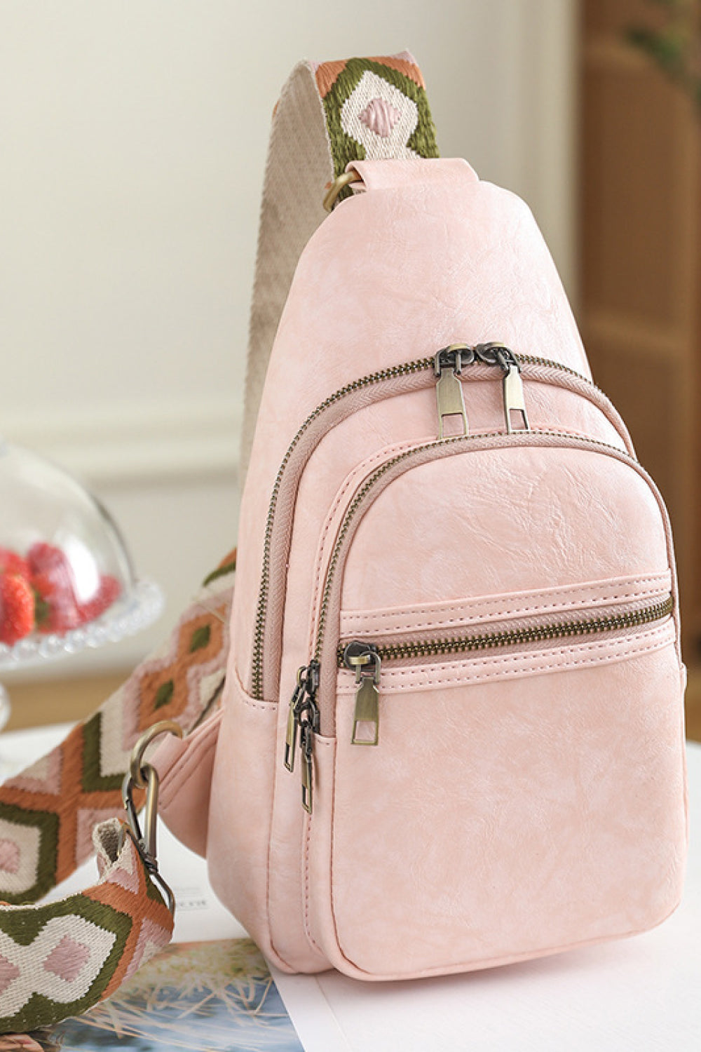 It's Your Time PU Leather Sling Bag - nailedmoms