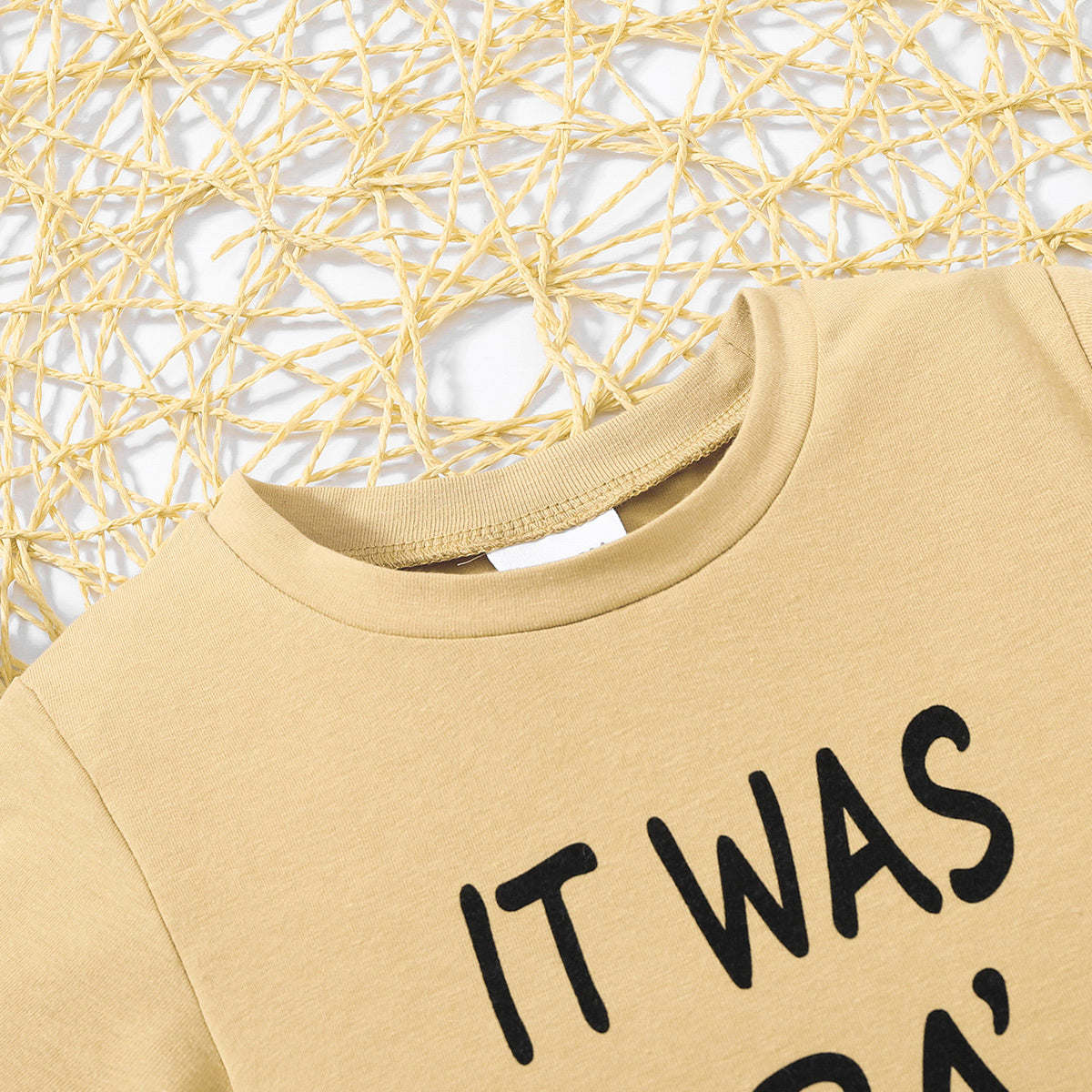 Kids IT WAS PAPA'S IDEA Graphic Tee and Shorts Set - nailedmoms