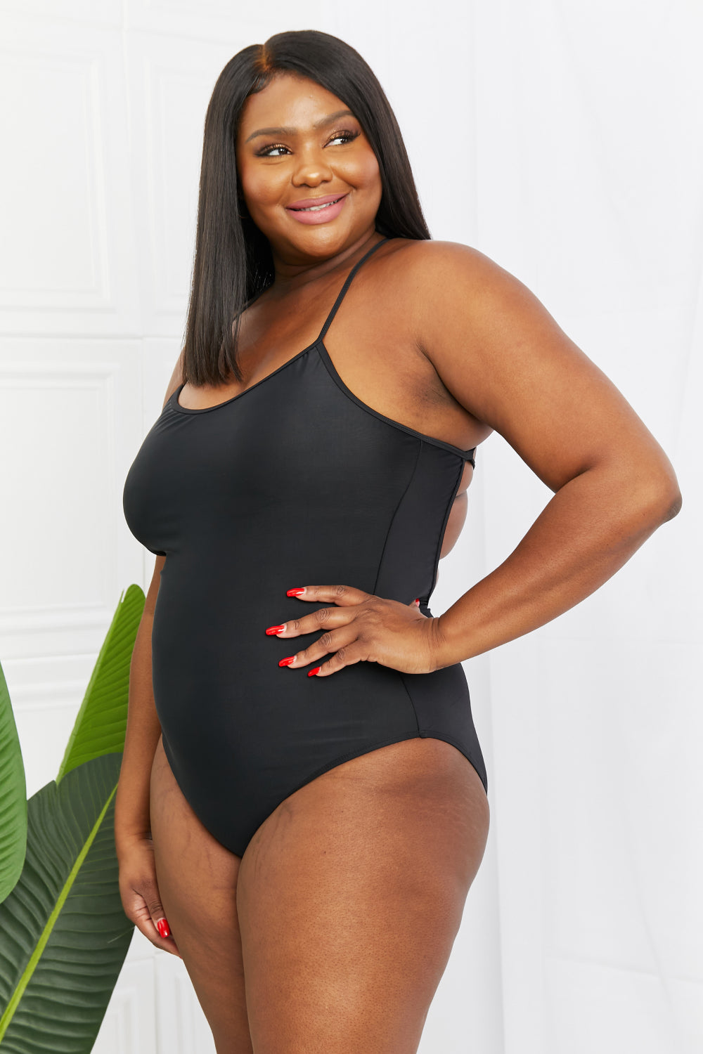 Marina West Swim High Tide One-Piece in Black - nailedmoms