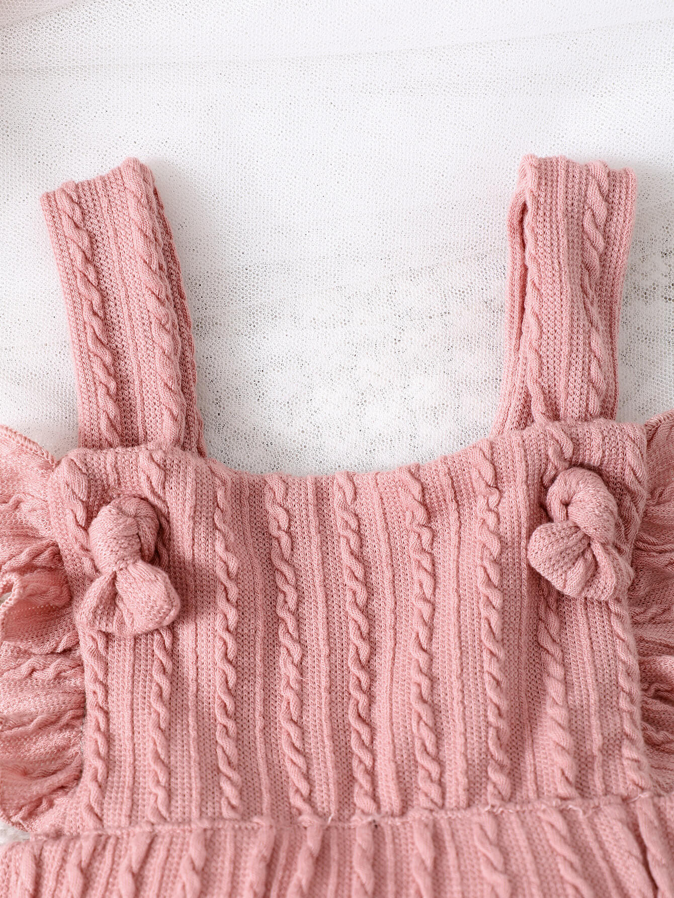 Baby Girl Textured Ruffled Bodysuit - nailedmoms