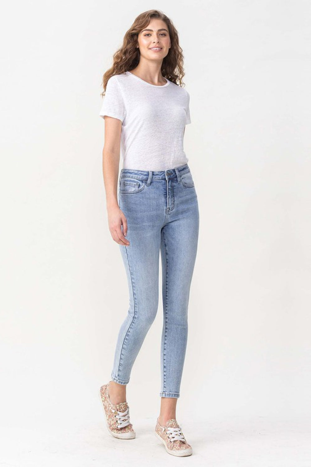 Lovervet Full Size Talia High Rise Crop Skinny Jeans - nailedmoms