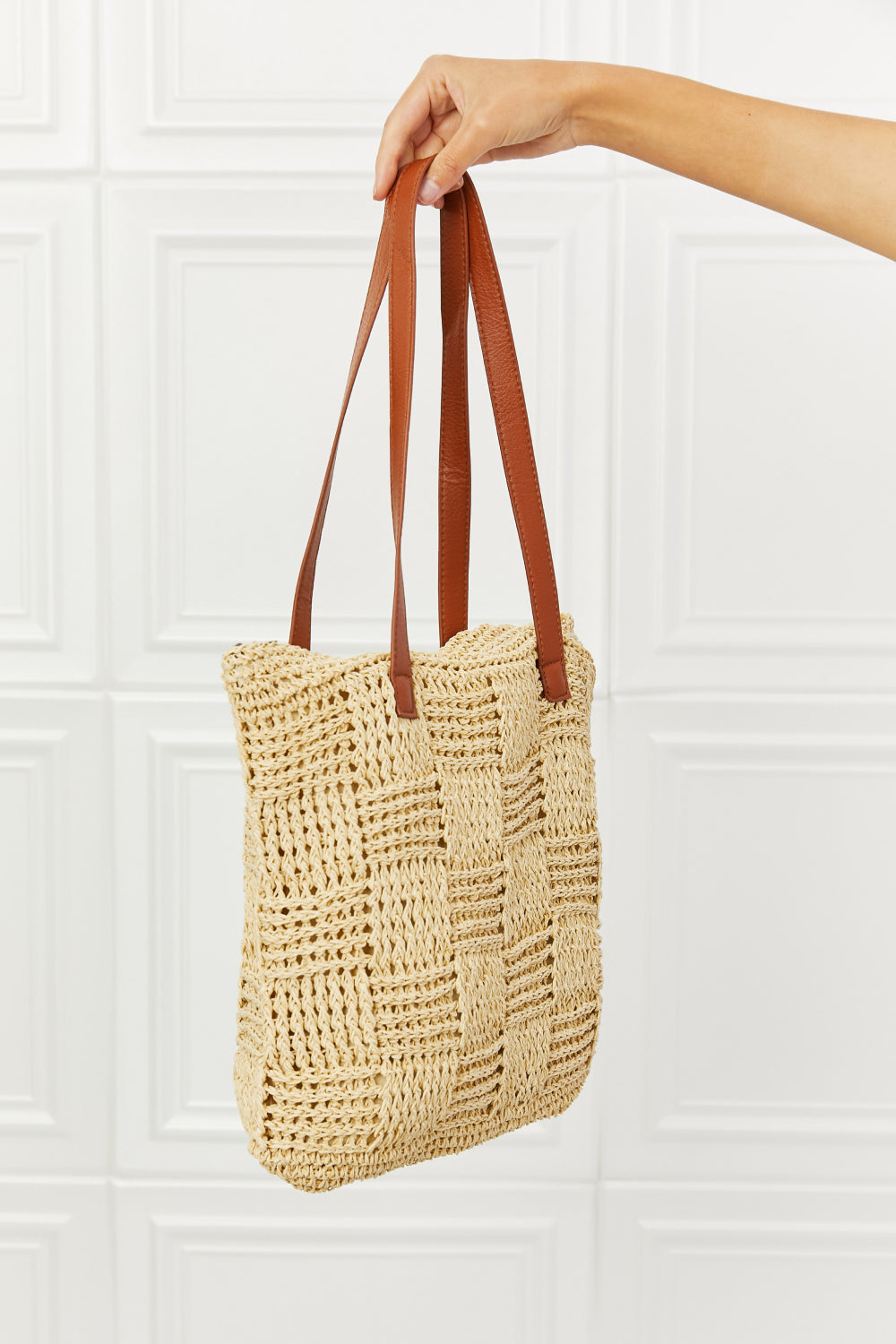 Fame Picnic Date Straw Tote Bag - nailedmoms