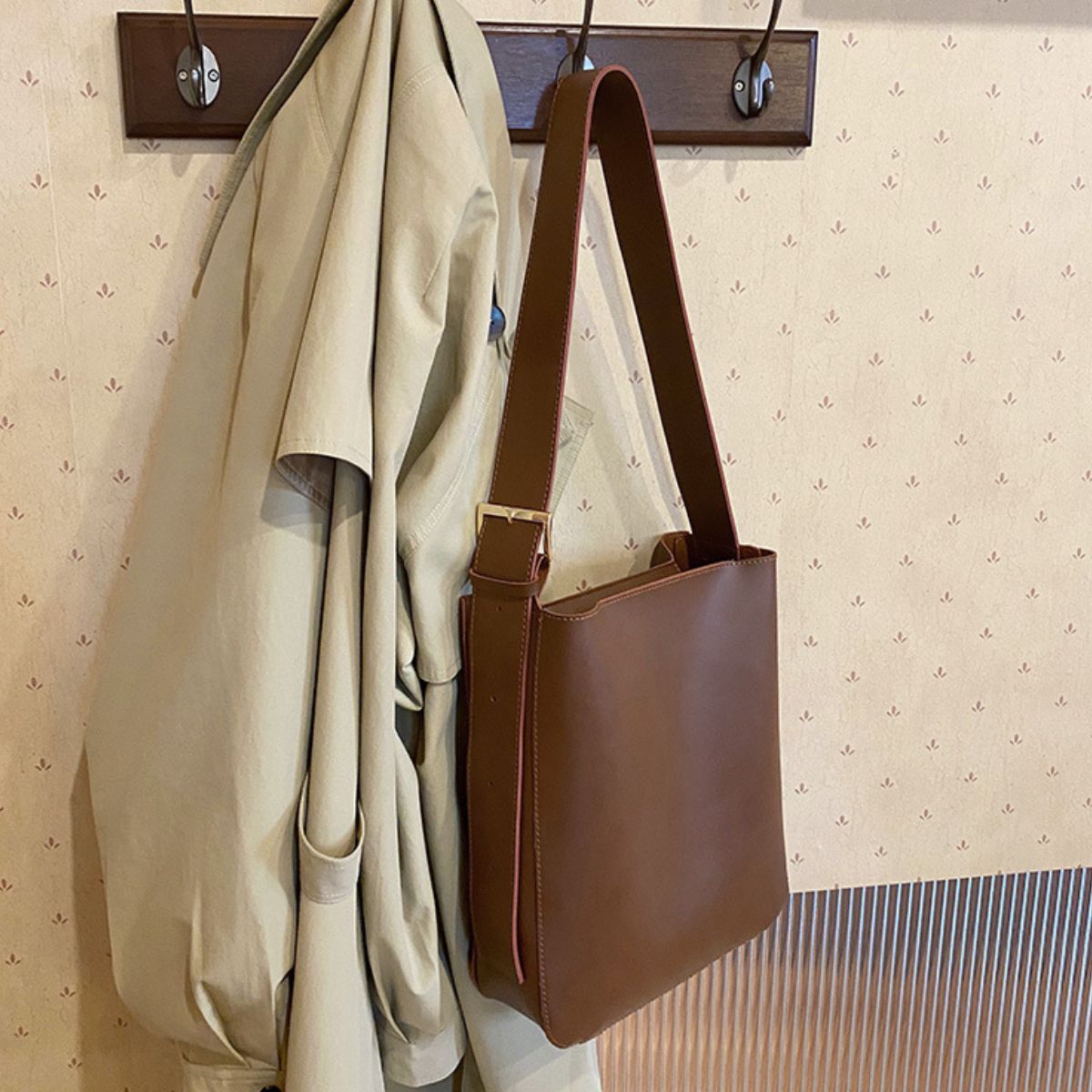 PU Leather Tote Bag - nailedmoms