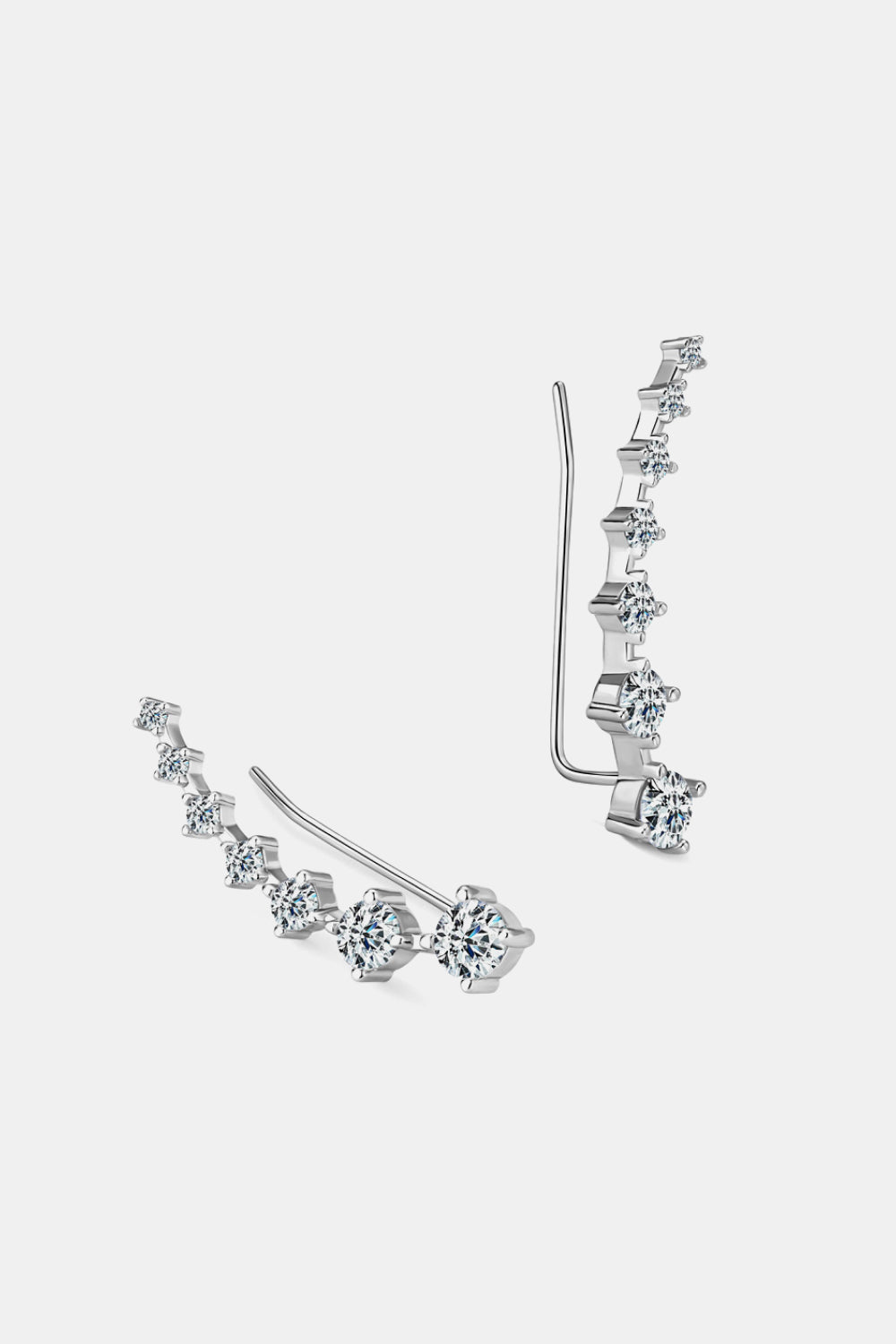 1.9 Carat Moissanite 925 Sterling Silver Earrings - nailedmoms