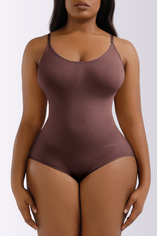 Spaghetti Strap Shaping Bodysuit - nailedmoms