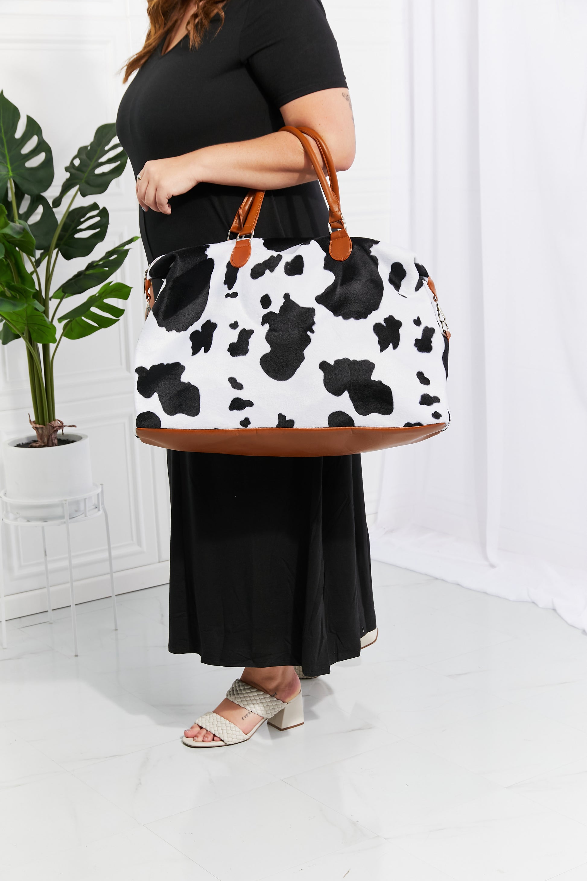 Animal Print Plush Weekender Bag - nailedmoms