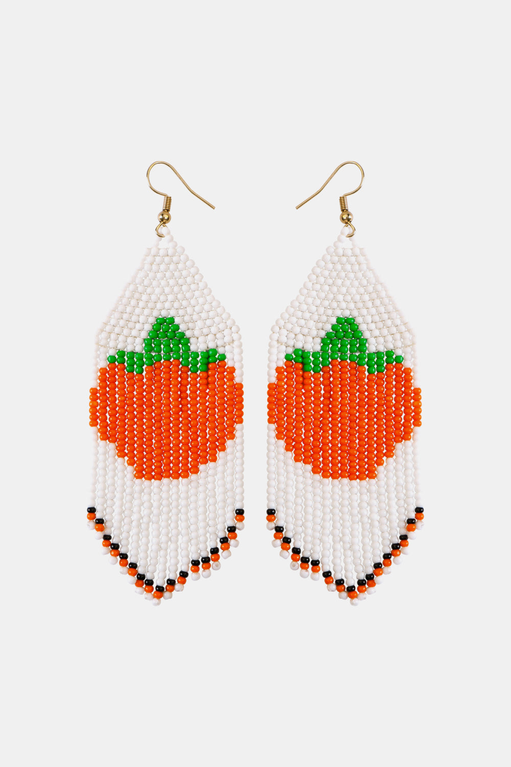 Beaded Fringe Dangle Earring - nailedmoms