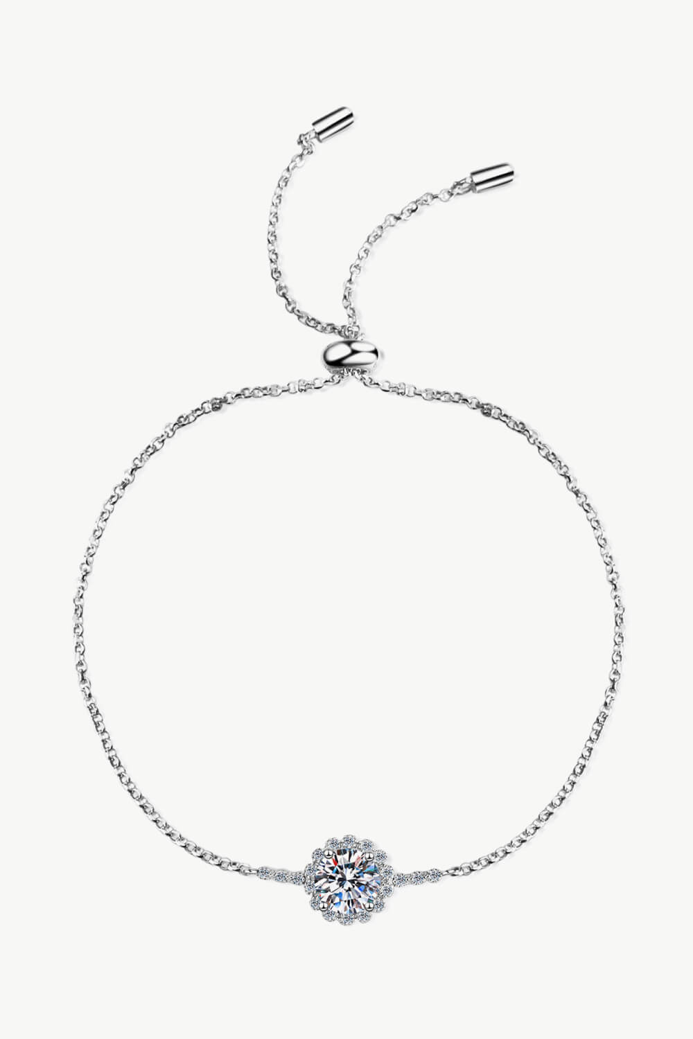 1 Carat Moissanite Chain Bracelet - nailedmoms