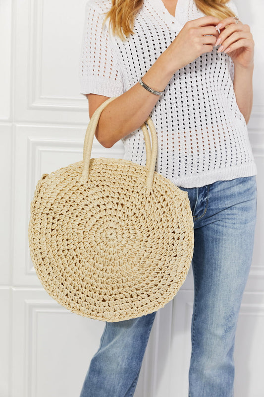 Justin Taylor Beach Date Straw Rattan Handbag in Ivory - nailedmoms