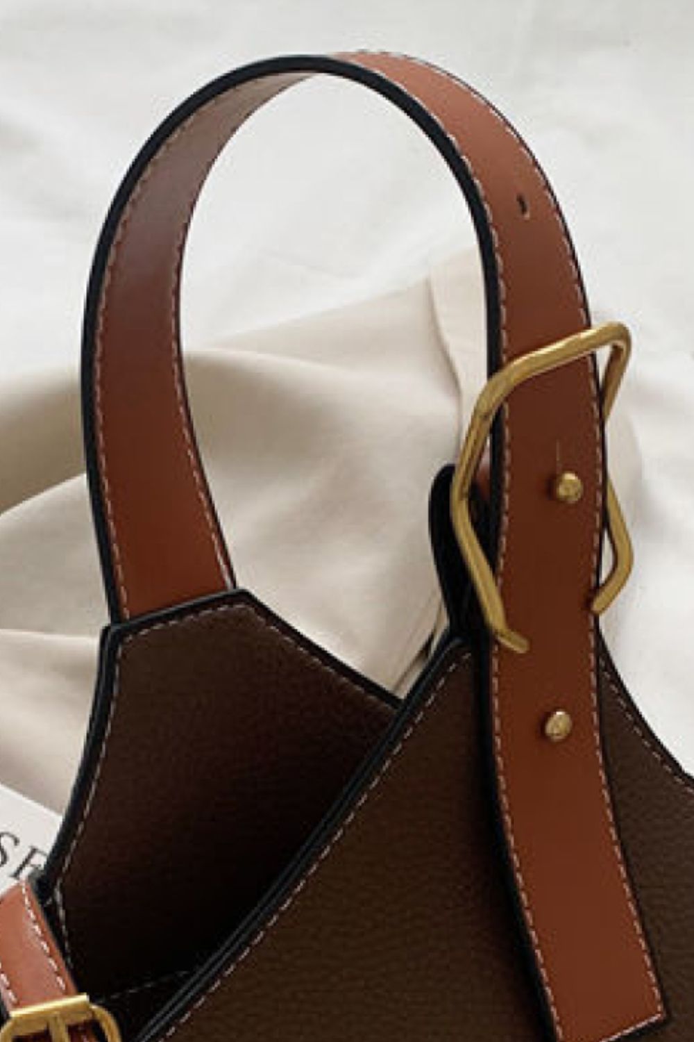 Fashion PU Leather Bucket Bag - nailedmoms